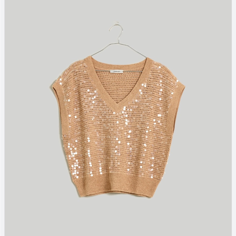 Madewell sequin vest
